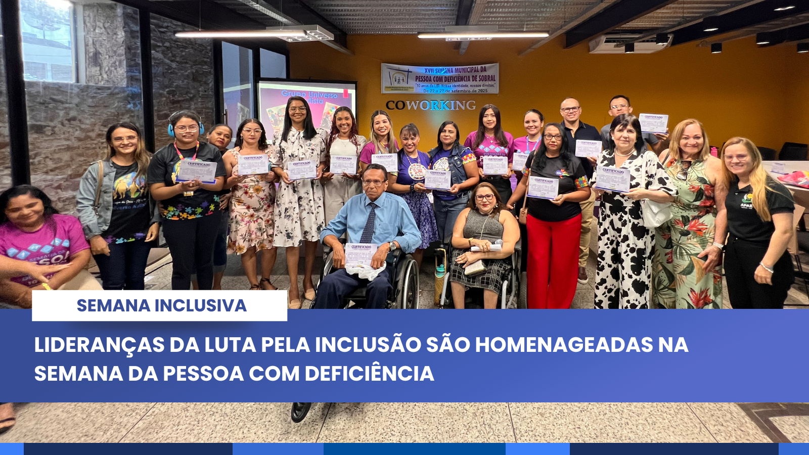 Lideranças da luta pela inclusão são homenageadas na Semana da Pessoa com Def...