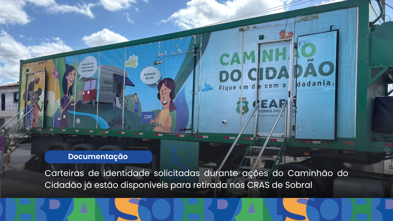 Carteiras de identidade solicitadas durante ações do Caminhão do Cidadão já e...